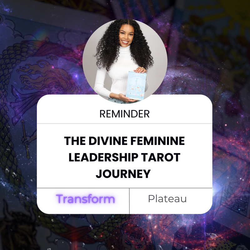 ✨🌹🔮(Begins August 30th) The Divine Feminine Leadership Tarot Journey (4-Week Intensive)