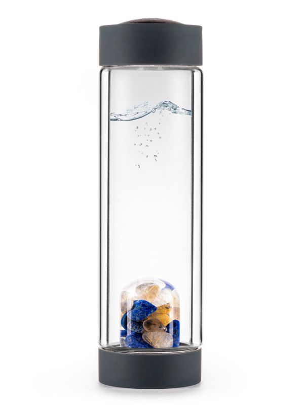 VIA HEAT "Inspiration" Crystal Water Bottle